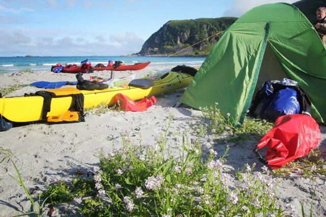 Bivouac à Kvaloya